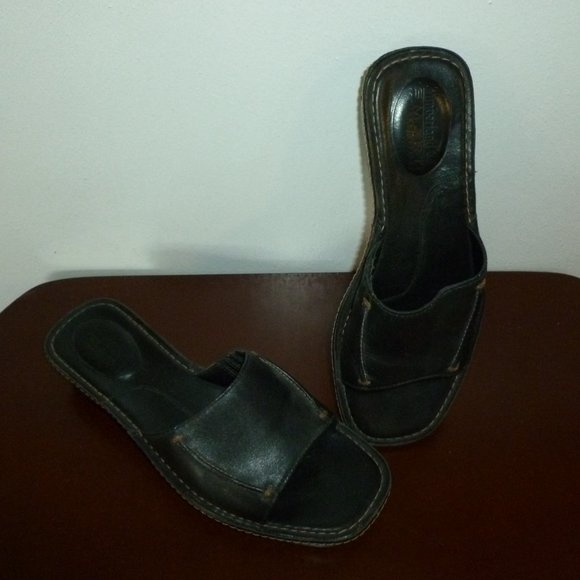 Timberland Slide Leather Sandals 8M Never Worn - Picture 2 of 6